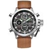 Relogio Masculino Original Big Brand Men Watches Cool Fashion Nylon Band Sport Dual Time Digital Watch Reloj Hombre Montre Homme