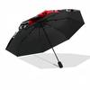 Cr7 Football Legend Portable Automatic Umbrella Folding Umbrella with 8 Ribs Durable Plastic & Iron All-Season Umbrella for Travel Fashionable