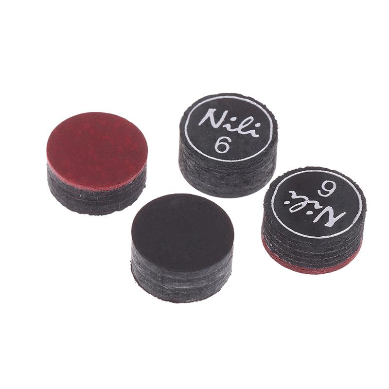 5 ks 14mm špička tága 6 vrstev Kvalitní kožená špička tága pro pool a kulečník Špička tága pro devítku Špička tága pro snooker Kulečníkové příslušenství