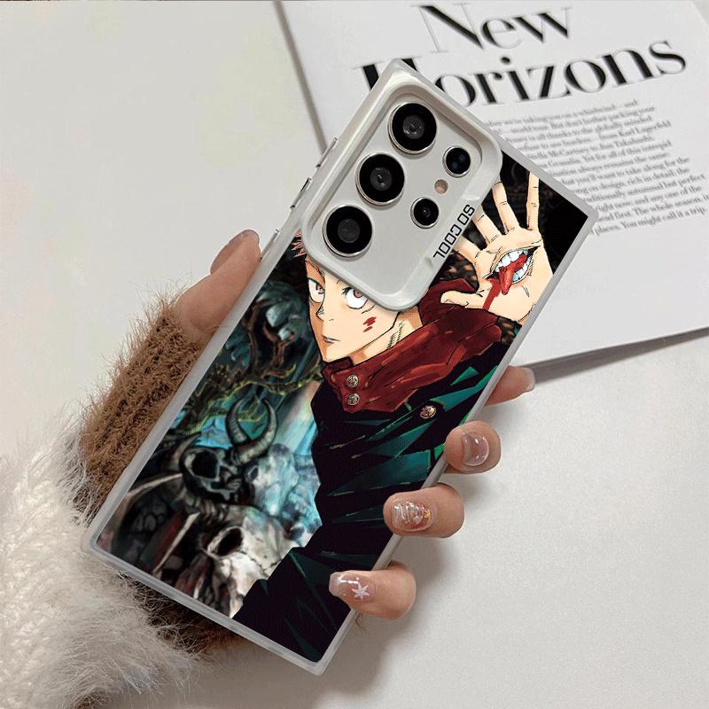 Anime Itadori Yuji JUJUSU Soft Phone Case for Samsung Galaxy S24 S25 FE S26 Edge S23 Ultra S22 Plus S21 + Shockproof Cover Back