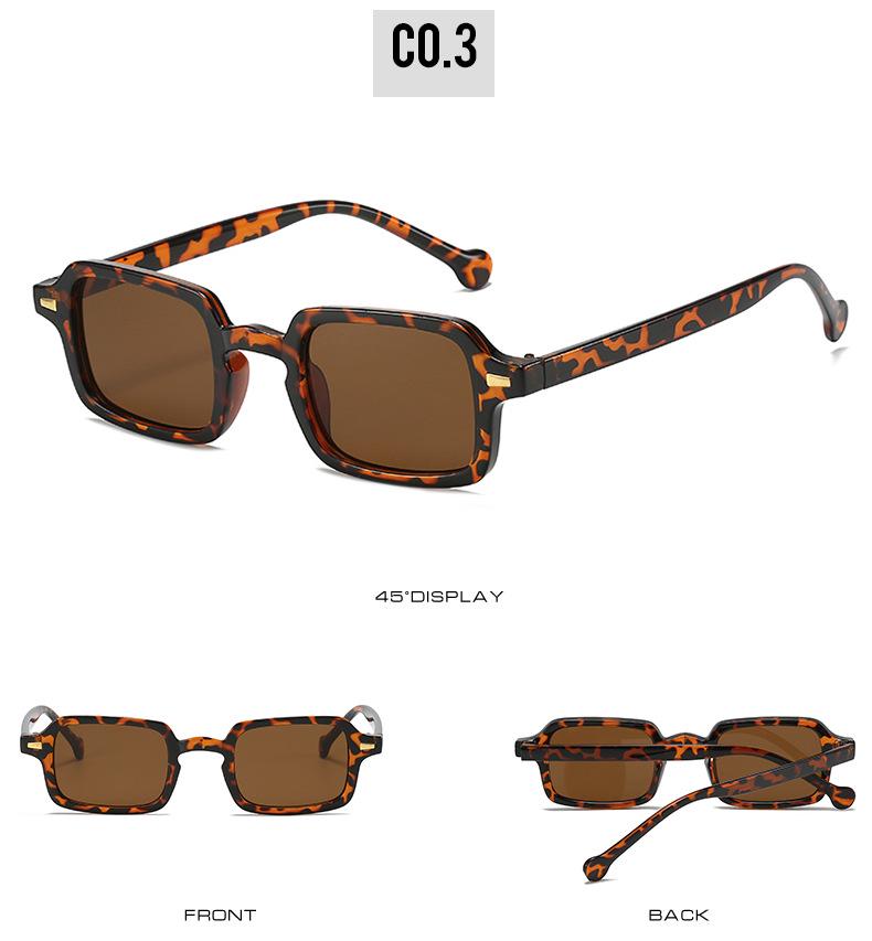 2022 Retro European & American Square Rivet Sunglasses for Women