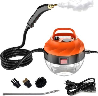 Ev için 2500W Buharlı Temizleyici, 6 vitesli ayarlanabilir yüksek basınçlı el tipi buharlı temizleyici, araba döşemeleri, fayans derzleri ve ev temizliği için
