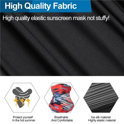 Cycling Face Mask Absorb Sweat Breathable Fishing Training Sport UV Face Scarf Neck Gaiter Summer Bicycle Face Bandana Head Band