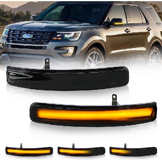 D-Lumina Dynamic LED Side Mirror Sequential Turn Signal Lights Smoked Lens for BMW 1 2 3 4 Series F20 F21 F22 F23 F87 F30 F31 F34 F35 F80 F32 F33 F36