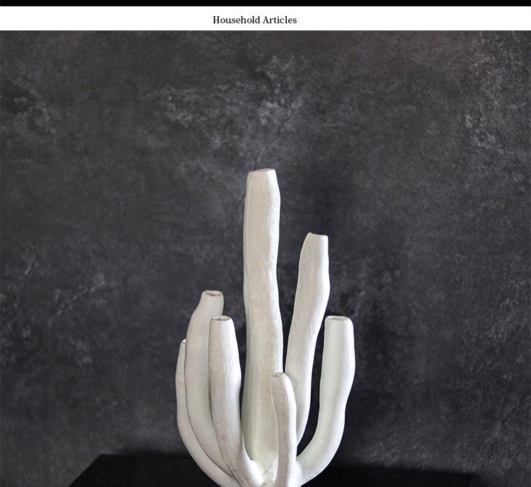 Creative Coral Tube Handicraft: Modern Marine Art for Home or Office Display