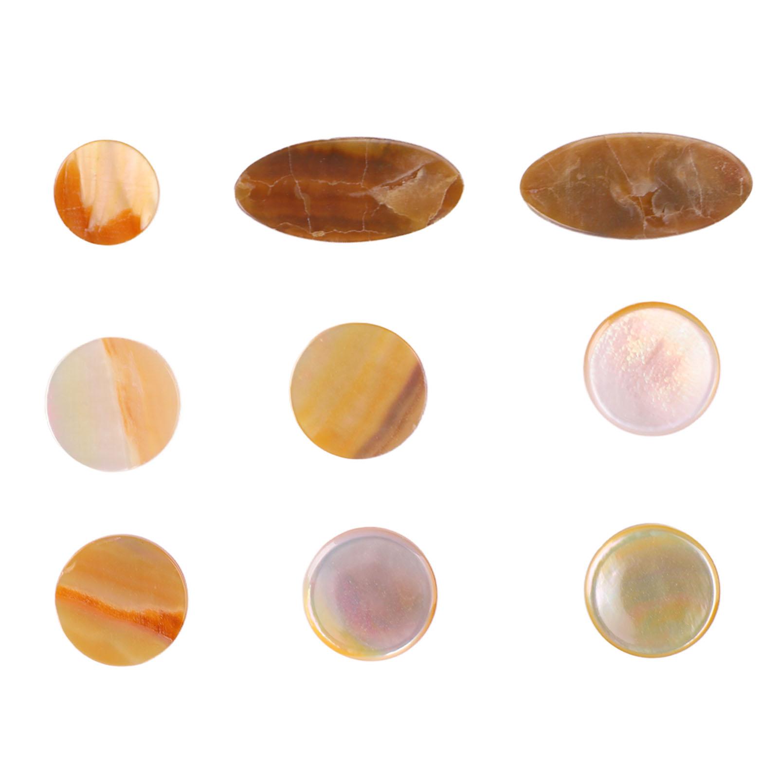 

9PCS Saxophone Finger Pads Saxophone Key Buttons Musical Instrument Accessories Multiple Sizes C355