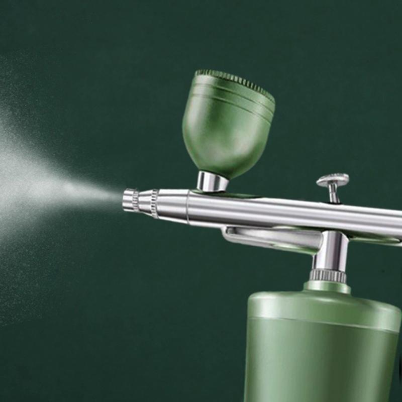 Airbrush, Spray Guns Set with Compressor, Portable Wireless Airbrush Kit and Rechargeable Hand Airbrush 3 Gear