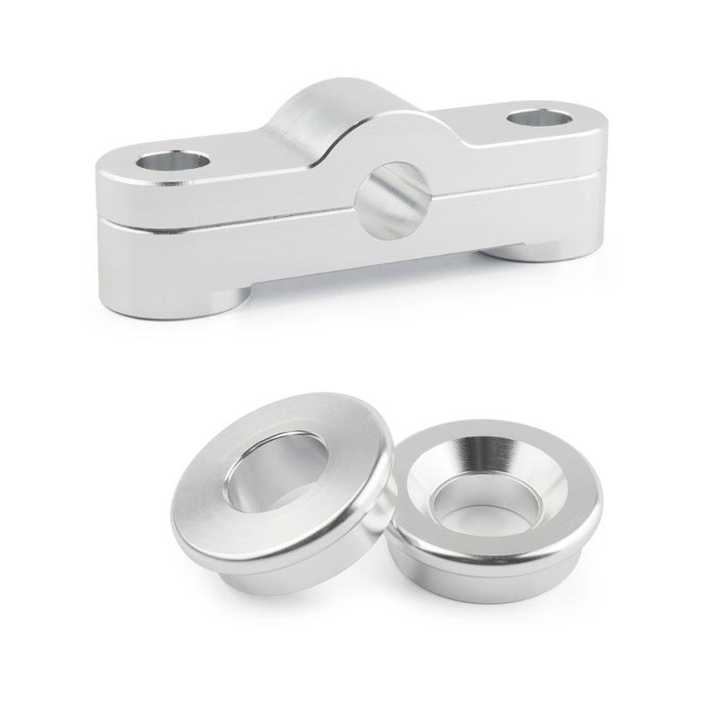 Shifter Bushing Kit, Front and Rear Solid Linkage Shifter Bushing Kit Aluminum for Honda Civic B-Series Engine B16 B18 B20