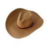 Adult Cowboy Hat for Men Women Western Party Straw Cowgirl Hat Classic Roll Up Fedora Hat with Buckle Belt