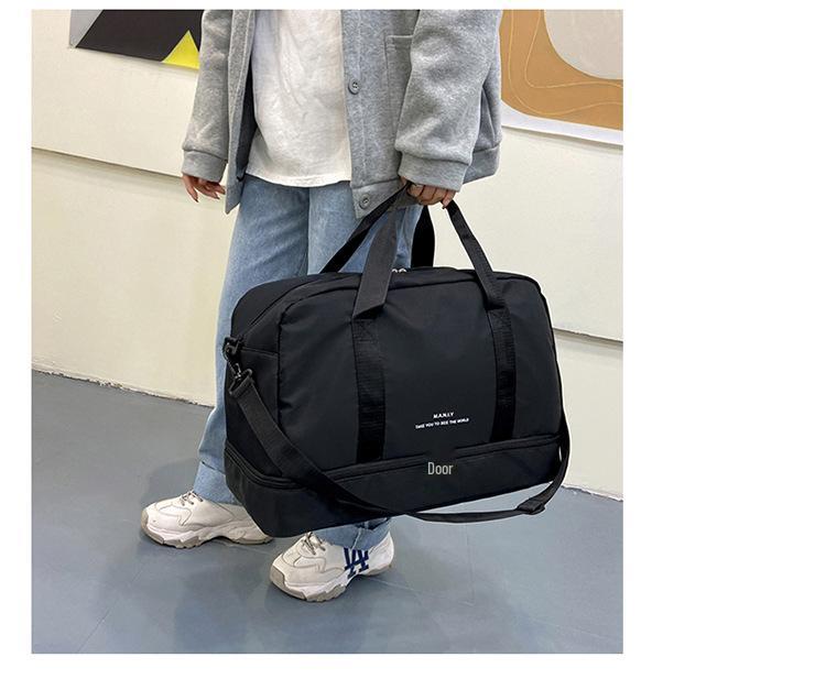 Unisex Yoga & Travel Bag: Large Capacity, Fitness, Wet/Dry Separation
