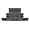 Carbon Fiber Car Door Sill Stickers for Skoda Fabia Octavia Superb Yeti Kamiq Karoq VRS Kodiaq Rapid Scala Waterproof Threshold Xkbf53