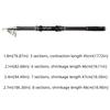 Portable Telescopic Fishing Rod Ultra Short 45cm Storage Mini Fishing Pole Small 1.8m-2.7m Length Fishing Hand Pole River Pond