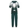 Summer Printed Sports Casual Fashion Suit for Women, Fashionable and Age-reducing Two-piece Set