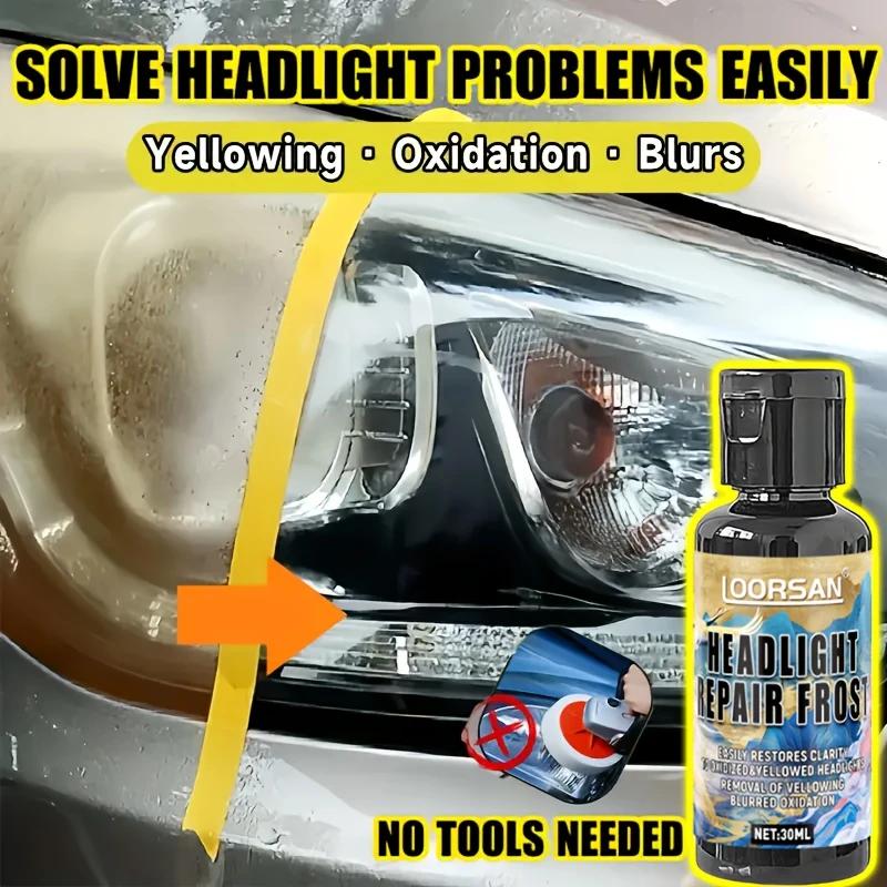 Scheinwerfer-Restaurationsset, Scheinwerferpolierung, Scheinwerfer-Kratzerreparatur, löst schnell Scheinwerferalterung, Kratzer