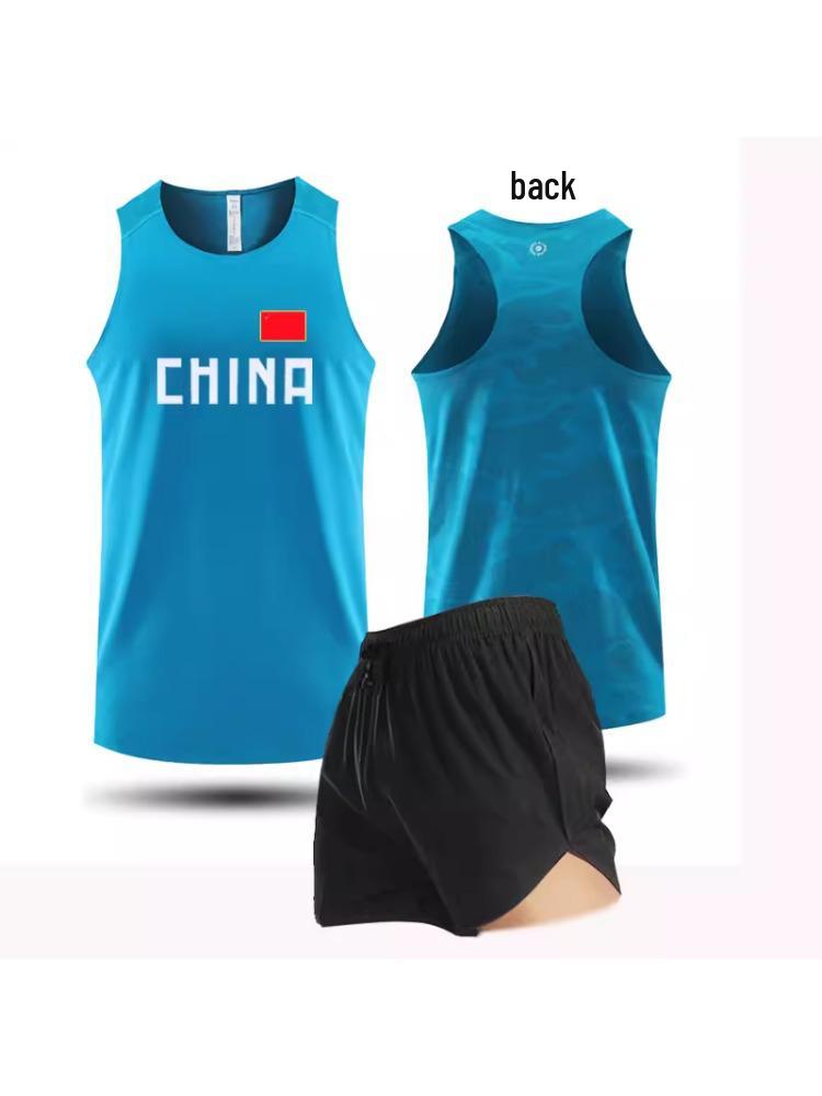 Unisex Chinese Team Athletics Training & Competition Uniform for Students