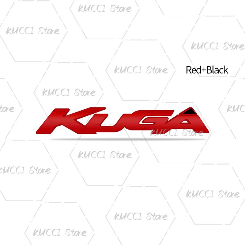 3D Car Sticker For Kuga Logo Lettering MK2 MK3 MK5 MK4 Hybrid Metal Emblem Badge Decals Decorative Accessories