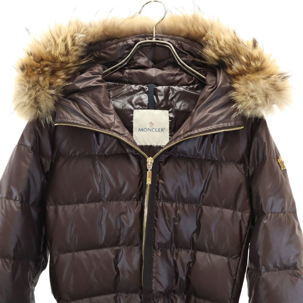 MONCLER Made in Hungary ANGERS Down jacket 2 Brown Women Used