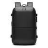 Vacuum Compression Backpack Expandable Rainproof Wet Dry Separation Carry On Backpack with Shoe Compartment for 17 Inch