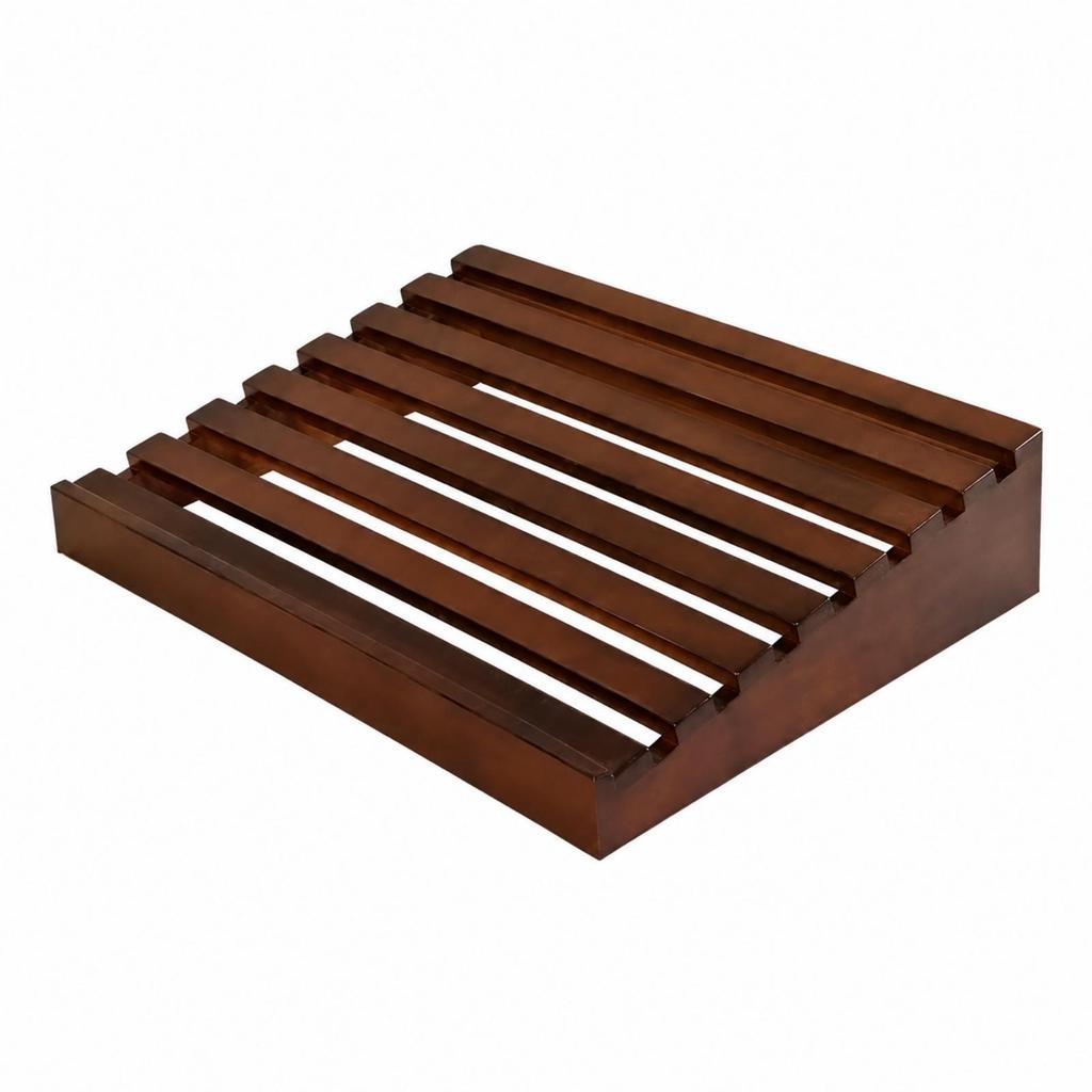 Bakery Display Tray Rustic Wooden Elegant for Cafes, Dessert Shops