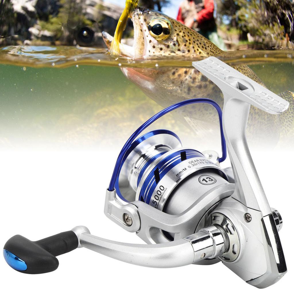 Portable Lure Reel Sea Rod Fish Line Wheel Rock Raft Fishing Tackle All Metal SpoolAL7000