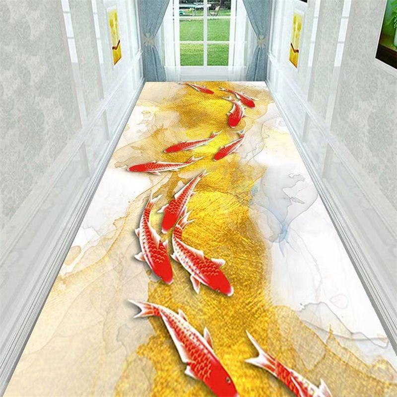 Corridor Hallway Rugs and Carpets 3D Waterfall Living Room Area Rug Kitchen Bedroom Rug Bath Mat Entrance Doormat