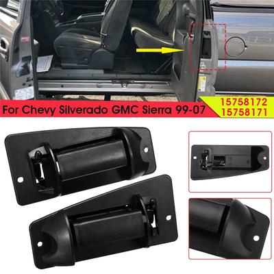 Pár zadních vnějších klik dveří pro 99-07 Chevy Silverado GMC Sierra prodloužená kabina