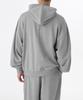 Musinsa Standard Extra Oversized Open Hooded Sweat Zip-Up [Medium Grey]