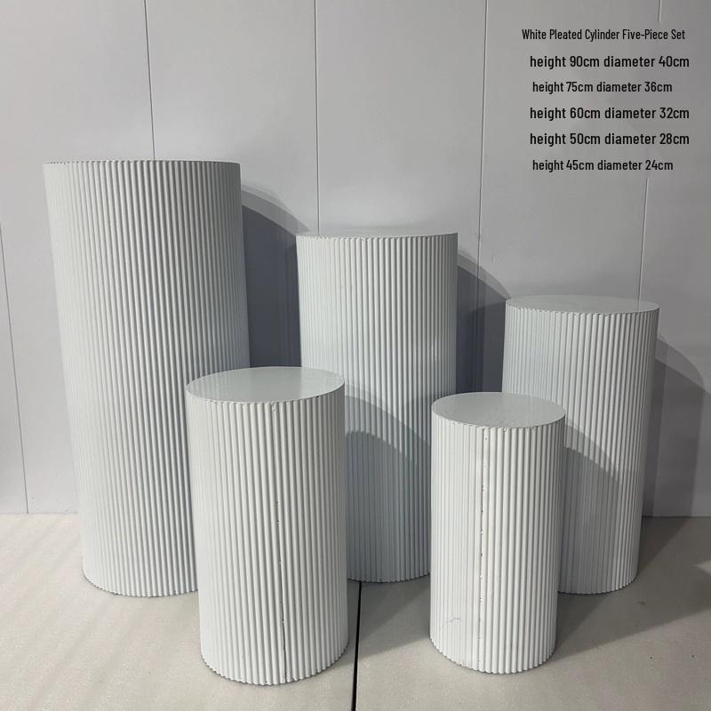 Cylindryczny Stół Weselny na Desery Stojak na Tort Wystawa na Imprezy