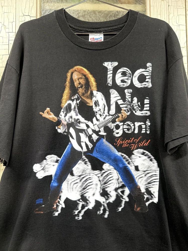 Ted Nugent Tour T Shirt Spirit Of The Wild Vintage Music Concert F031 Unisex T-Shirt XL