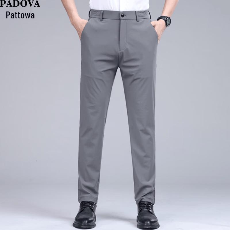 Patuova Men s Wrinkle-Free Ice Silk Casual Sports Pants 30