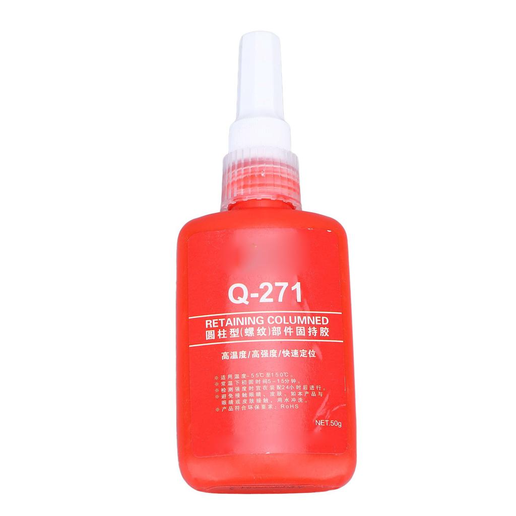 Threadlocker Reduce Abrasion Prevent Corrosion Weather Resistance Red Thread Lock Sealer 50g
