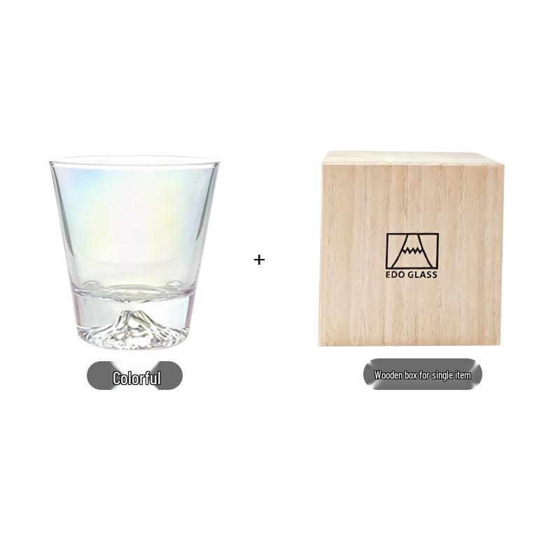 Mount Fuji Crystal Whiskey Glass – Creative Snow Mountain Design