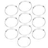 10Pcs Stainless Steel Bangle 1.6mm Adjustable Expandable Coil Bracelet DIY Accessories