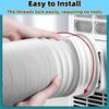 Dual Thread Air Conditioner Hose Adapter Window Vent Pipe Adapter  Air Conditioning Use