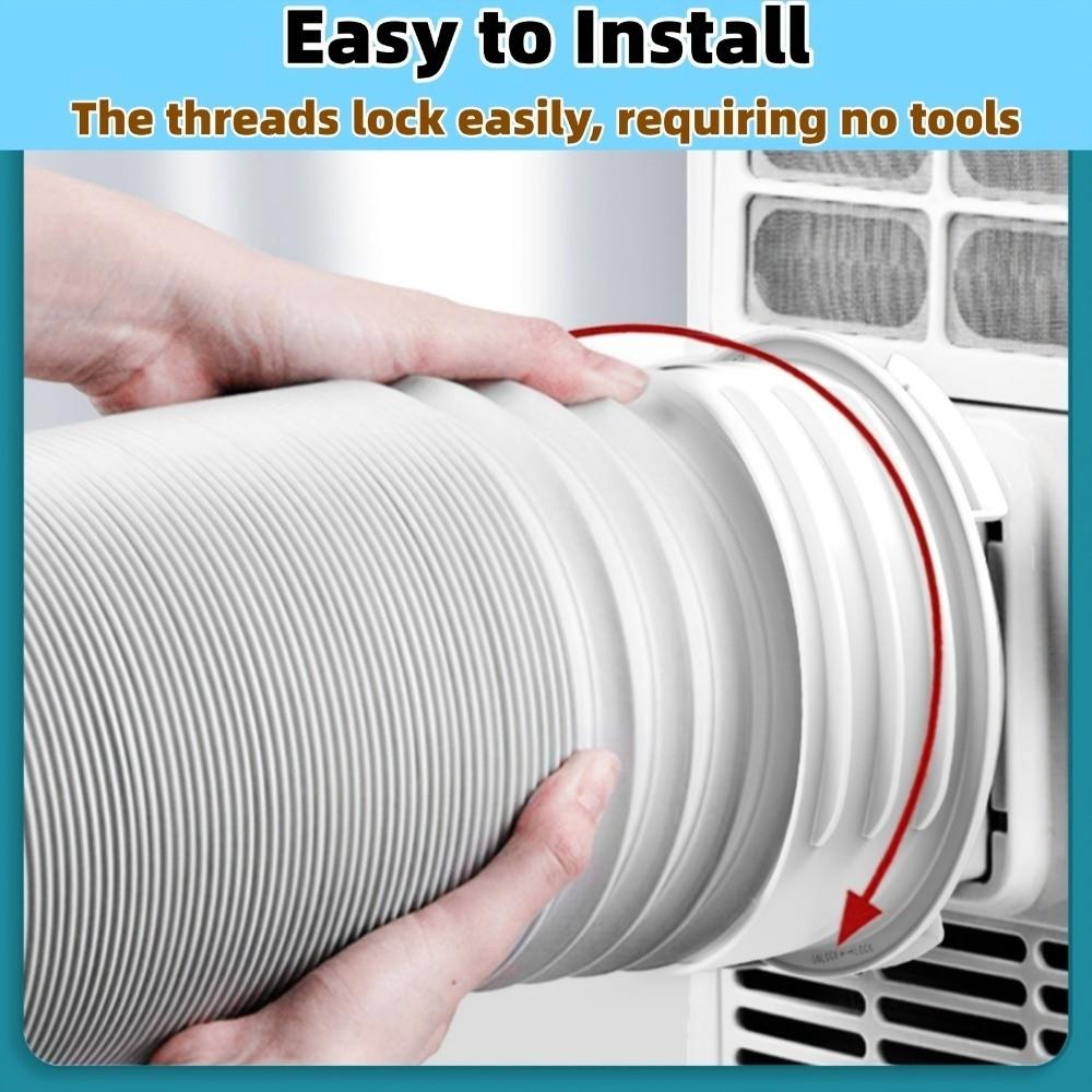 Dual Thread Air Conditioner Hose Adapter Window Vent Pipe Adapter  Air Conditioning Use