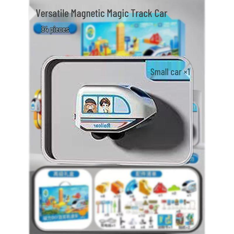 Magnetic Anti-Gravity Building Blocks: High-Speed Rail Track Toy for Kids