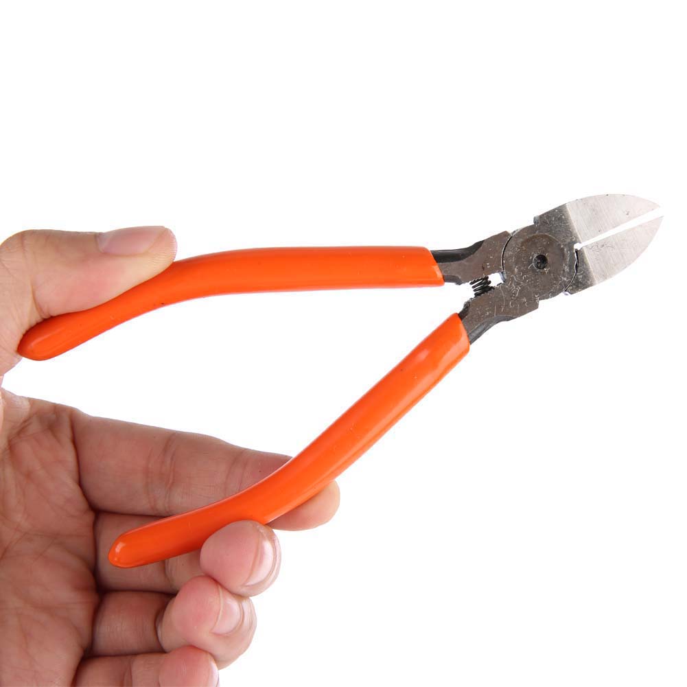 Industrial Steel Electronic Side Cutter Cable Cutting Pliers Tool(5in)