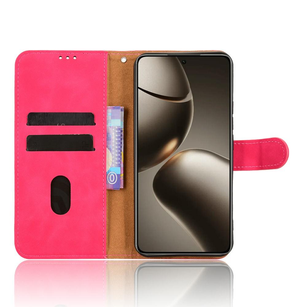 For Xiaomi 15T Pro Leather Case Skin Feel Anti Drop Wallet Flip Phone Cover