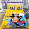OnePiece anime LUFFY Soft and Comfortable Duvet Cover, Children's Bedding Set Gift, Extra Large Size, Various Sizes Available