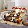 1 pezzo, Coperta Cartone Animato Chip 'n Dale - Personaggi dei Cartoni Animati Carini Animale di Peluche per Decorazione Stanza, Regalo di Compleanno, Decorazione Casa, Uso per Tutte le Stagioni, W
