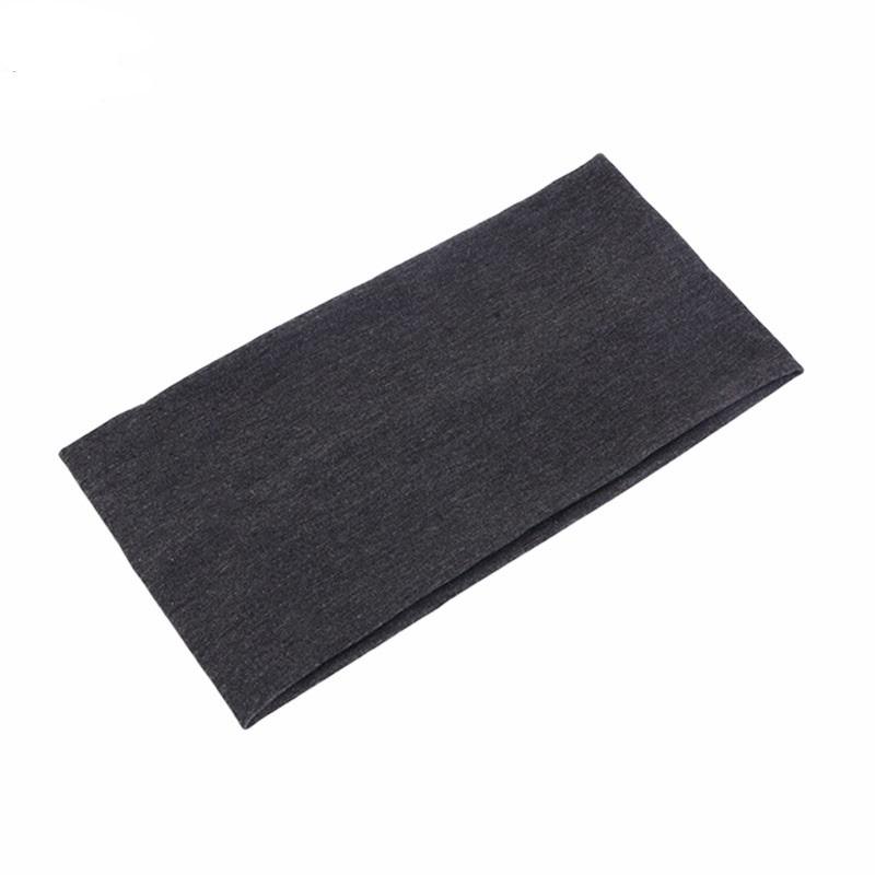 Solid Wide Elastic Headband Yoga Sports Headstrap Headwrap