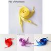 Wide 2cm Colorful Polyester Ribbon Shoelace For Dress Shoes Satin Flat Lace