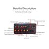 D20 Bluetooth-compatible5.0 Amplifier Board Remote Control Car Audio Power Amplifier Board USB FM-Radio TF Card Player