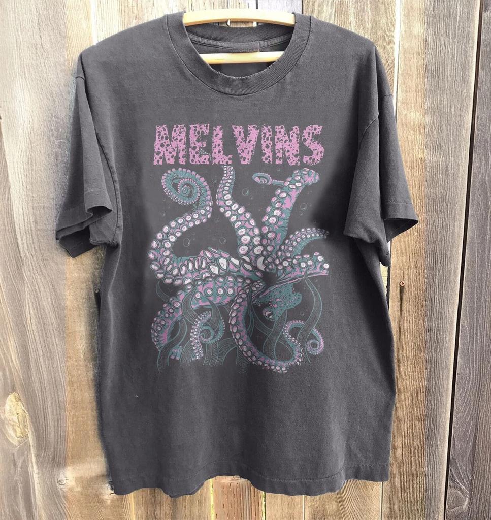 Melvins Octopus Tour 2016 Unisex Charcoal T-shirt S-