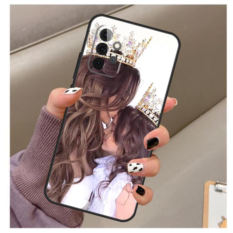 Beautiful Mother Daughter Son Case For Samsung Galaxy A33 A13 A53 A34 A54 A14 A15 A16 A26 A36 A56 A12 A32 A52 A06 A35 A55
