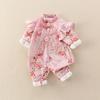 Autumn Baby Girl Hanfu Romper - 100 Days Cheongsam Harem Pants