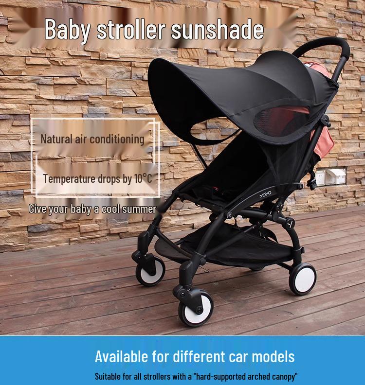 

Universal UV Protection Sun Canopy for High View Baby Stroller