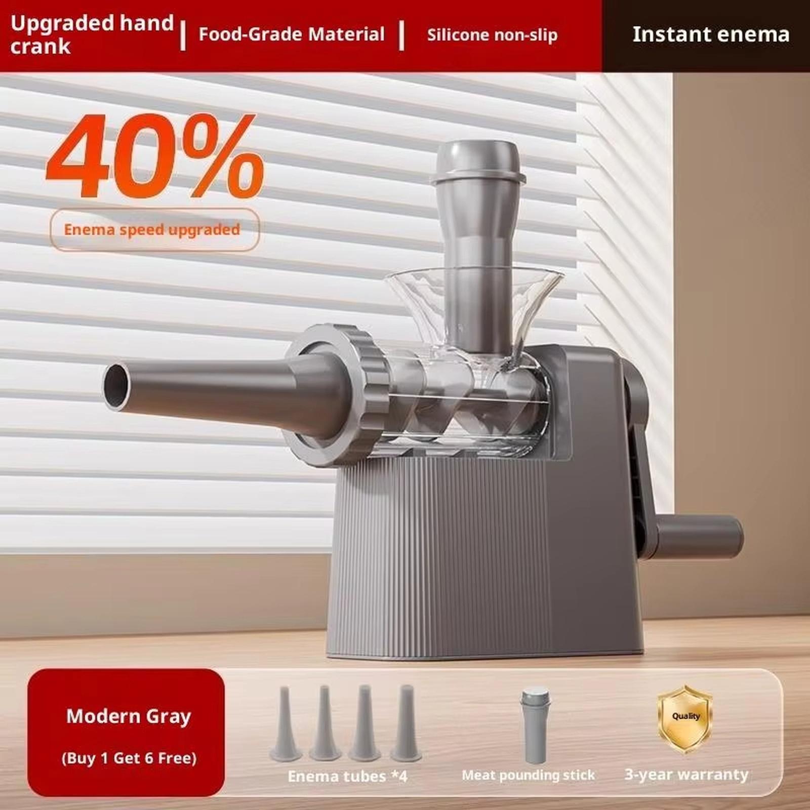 

New Manual Hand Crank Sausage Stuffer Homemade Sausage Filling Tool for Kitchen one size