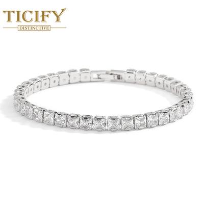Nauja geometrinė cirkonio apyrankė Fashion High-level Sense