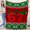 1pc Christmas Decoration + Practical Throw Blanket: Can Be Used As a Sofa Blanket, Nap Blanket, or Air-conditioning Blanket for Daily Use. During the 